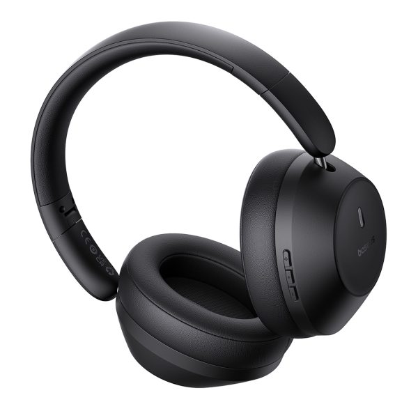Bezvadu austiņas bass 30 Max Bluetooth 5.3 - melns