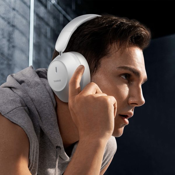 Bezvadu austiņas bass 30 Max Bluetooth 5.3 - balts