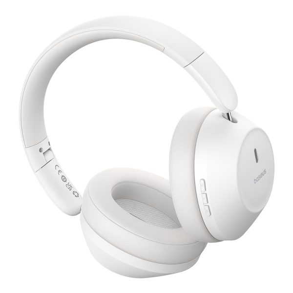 Bezvadu austiņas bass 30 Max Bluetooth 5.3 - balts