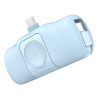 Mini PowerBank 5000MAH 15W USB -C un Apple Watch Charger - Blue