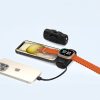 Mini PowerBank 5000MAH 15W iPhone Lightning un Apple Watch lādētājs - melns