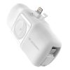 Mini PowerBank 5000MAH 15W iPhone Lightning un Apple Watch lādētājs - balts