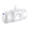 Mini PowerBank 5000MAH 15W iPhone Lightning un Apple Watch lādētājs - balts