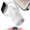 Mini PowerBank 5000MAH 15W iPhone Lightning un Apple Watch lādētājs - balts