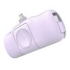 Mini PowerBank 5000MAH 15W iPhone Lightning un Apple Watch lādētājs - Purple