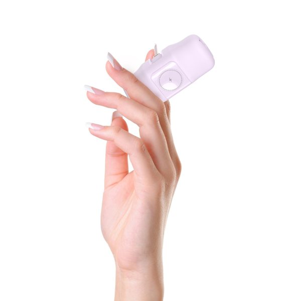 Mini PowerBank 5000MAH 15W iPhone Lightning un Apple Watch lādētājs - Purple