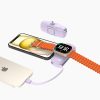 Mini PowerBank 5000MAH 15W iPhone Lightning un Apple Watch lādētājs - Purple