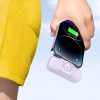 Mini PowerBank 5000MAH 15W iPhone Lightning un Apple Watch lādētājs - Purple