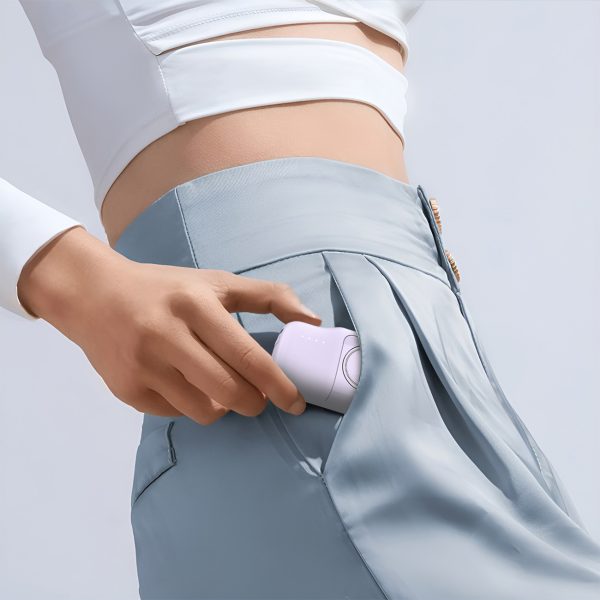 Mini PowerBank 5000MAH 15W iPhone Lightning un Apple Watch lādētājs - Purple