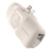 Mini PowerBank 5000MAH 15W iPhone Lightning un Apple Watch lādētājs - smilškrāsa