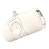 Mini PowerBank 5000MAH 15W iPhone Lightning un Apple Watch lādētājs - smilškrāsa
