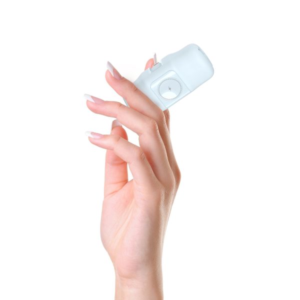 Mini PowerBank 5000MAH 15W iPhone Lightning un Apple Watch lādētājs - zils
