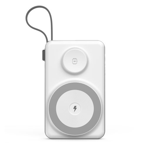 Power Bank 1000MAH vadīja USB-C USB-zibens magsafe Apple Watch-White