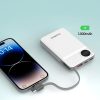Power Bank 1000MAH vadīja USB-C USB-zibens magsafe Apple Watch-White