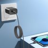 Kabelis USB -C 240W PD 3.1 kabelis ar 1,2 m magnētisko organizatoru - melns