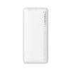 PowerBank Airpow 20W 1000mah ar USB -A kabeli - USB -C 30cm - balts