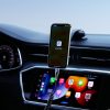 USB-A spirāles kabeļa-USB-C kristāldzidrā sērija 3A 1,5 m-melns
