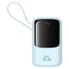 Power Bank 1000MAH QPOW PRO+ 22.5W USB -C - Blue
