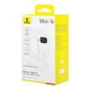 Power Bank 1000MAH QPOW 2 30W ar iebūvētiem -in USB -C kabeļiem -balti