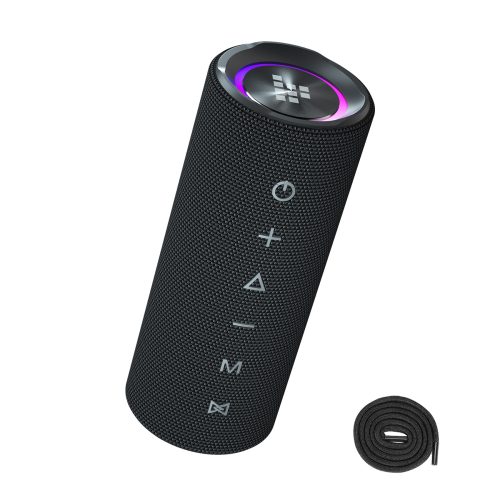 Bluetooth Portable skaļrunis Mirtune C2 24W + USB -C Aux kabeļi - melni
