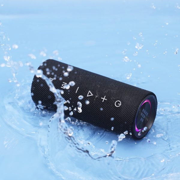 Bluetooth Portable skaļrunis Mirtune C2 24W + USB -C Aux kabeļi - melni