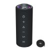Bluetooth Portable skaļrunis Mirtune C2 24W + USB -C Aux kabeļi - melni