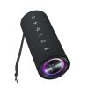 Bluetooth Portable skaļrunis Mirtune C2 24W + USB -C Aux kabeļi - melni