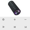 Bluetooth Portable skaļrunis Mirtune C2 24W + USB -C Aux kabeļi - melni