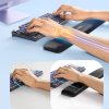 Ergonomiskā tastatūras spilventiņš zem formas memoriāla - melna atmiņa - melna