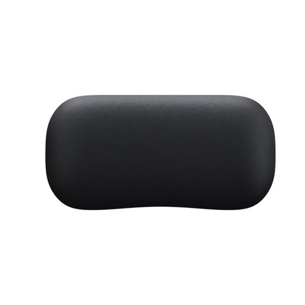 Ergonomiskā plaukstas spilventiņš 130 x 65 mm - melns