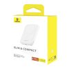 PowerBank 6000mAh Magnetic Mini Air 20W ar USB -C kabeli - balts