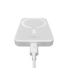 PowerBank 6000mAh Magnetic Mini Air 20W ar USB -C kabeli - balts