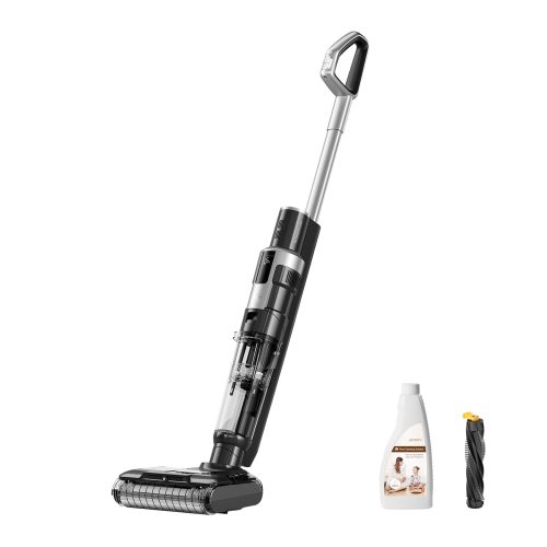 3in1 bezvadu putekļsūcējs ar mopu un skruberi Jimmy HW9 300W - melns un sudrabs
