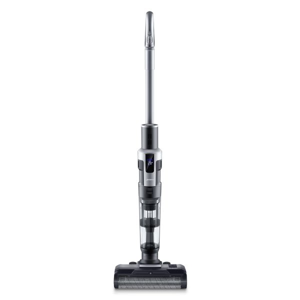 3in1 bezvadu putekļsūcējs ar mopu un skruberi Jimmy HW9 300W - melns un sudrabs