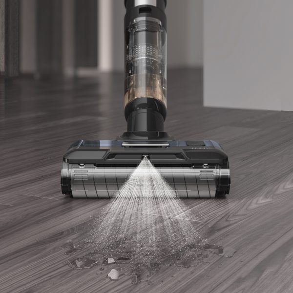 3in1 bezvadu putekļsūcējs ar mopu un skruberi Jimmy HW9 300W - melns un sudrabs