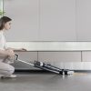3in1 bezvadu putekļsūcējs ar mopu un skruberi Jimmy HW9 300W - melns un sudrabs