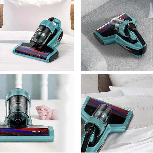 Matrača putekļsūcējs alerģijas slimniekiem UV ērču un ultraskaņas Jimmy BX7 Pro 700W sterilizācija - zilā krāsā