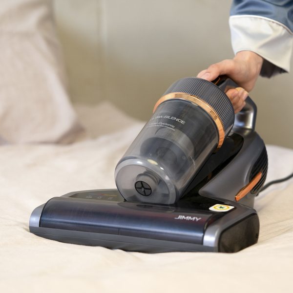 Matrača putekļsūcējs alerģijas slimniekiem UV ērču un ultraskaņas Jimmy BX7 Pro Max 700W sterilizācija - melni pelēka