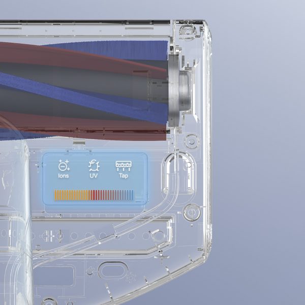 Matrača putekļsūcējs alerģijas slimniekiem UV ērču un ultraskaņas Jimmy BX7 Pro Max 700W sterilizācija - melni pelēka