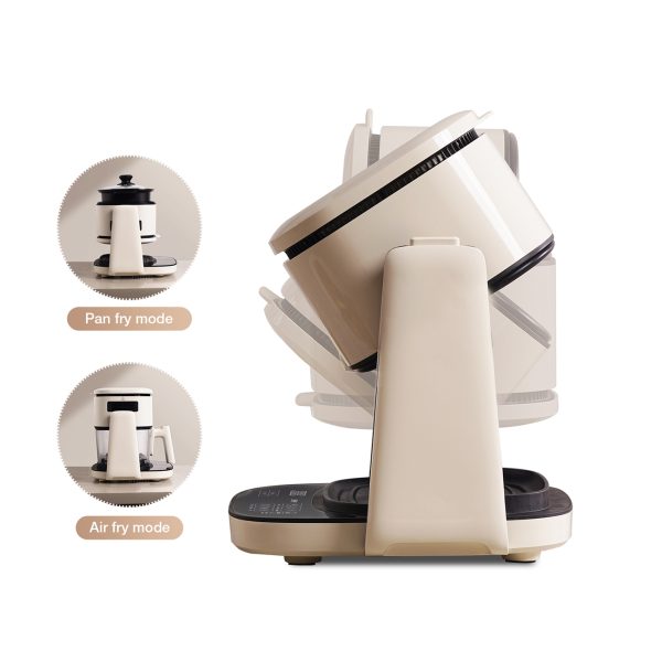 2in1 frī kartupeļi Pot un Pan Jimmy AF3 Air Fryer - melnā smilškrāsa