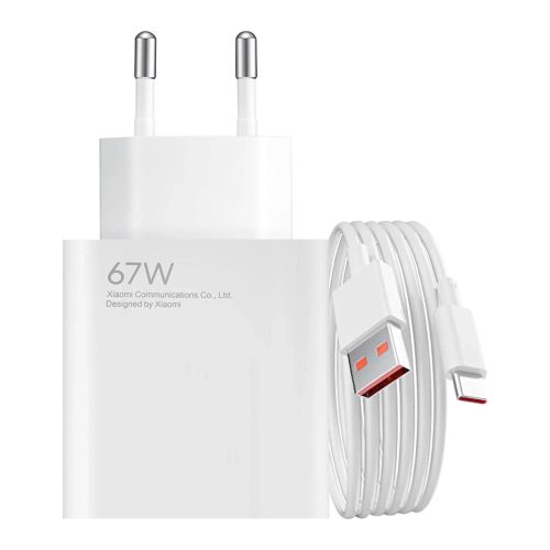 Xiaomi 67W 67W 67W tīkla lādētājs ar USB-C Cable-White