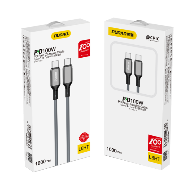 Kabelis Kabelis ātrai lādēšanai PD USB-C 100W 1M