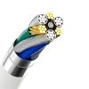 USB -A 2.1A tīkla lādētājs + USB -A kabelis - MicroUSB - balts