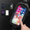 Velosipēdu pannier bruņu rāmim ar tālruņa kabatas 1.7L navigāciju - melna