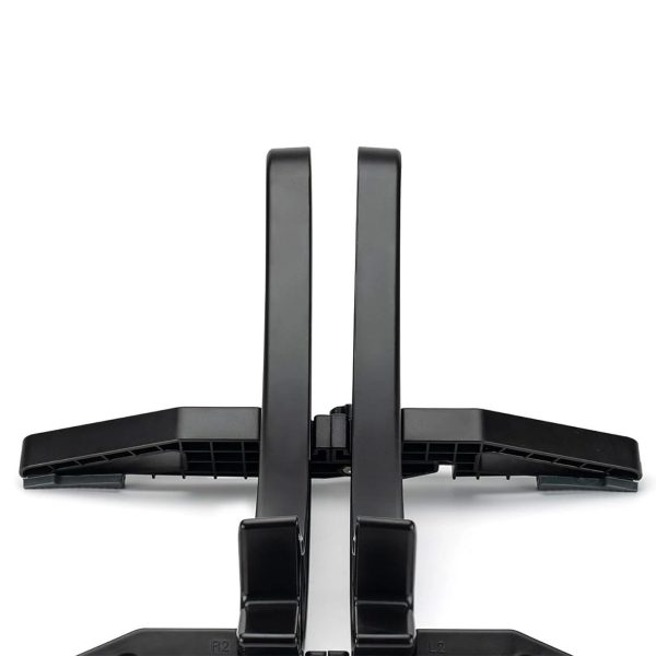 Velosipēdu statīvi riepas ritenim ar platuma pielāgošanu 3 - 8 cm - melns