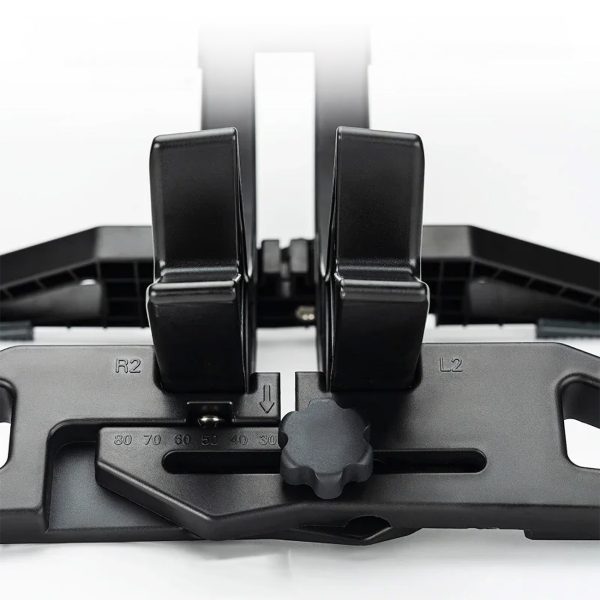 Velosipēdu statīvi riepas ritenim ar platuma pielāgošanu 3 - 8 cm - melns