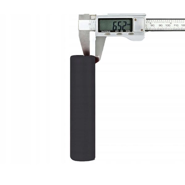 kas izgatavoti no silikona putu 22 mm - melns
