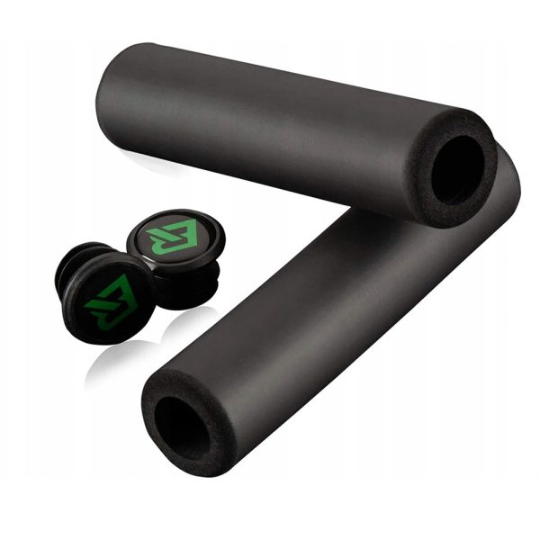 Grip velosipēdu rokturi, kas izgatavoti no silikona putu 22 mm - melns