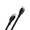 Kabeļa zibspuldzes kabelis 2 USB -A - USB -C 100W 2M - melns