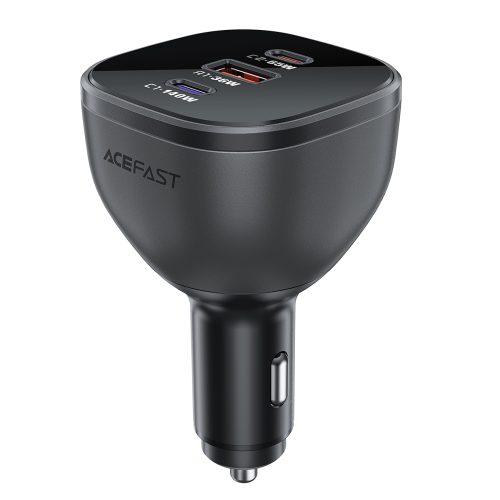 Automašīnu lādētājs B14 165W 2X USB-C 1X USB-A-Black
